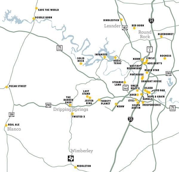 la carte de Austin brasserie