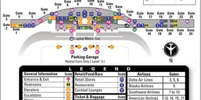 Austin terminal carte
